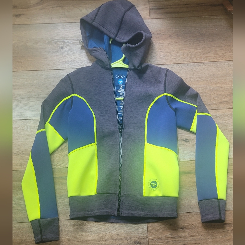Roxy Neoprene Hooded Sea Blazer Size 4,small, perfect condition